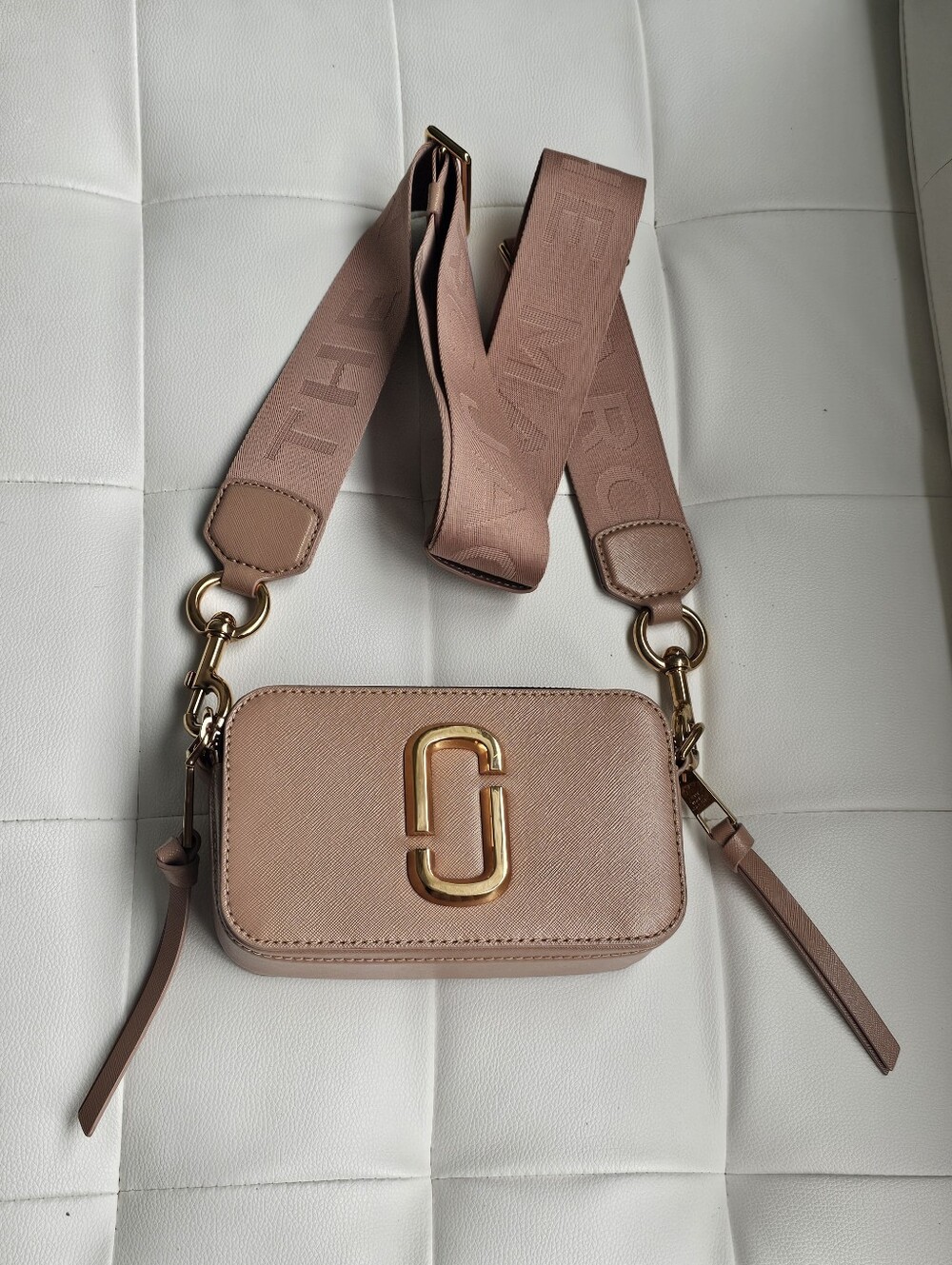 Authentic Marc Jacobs Snapshot Bag with Gold Hardware
